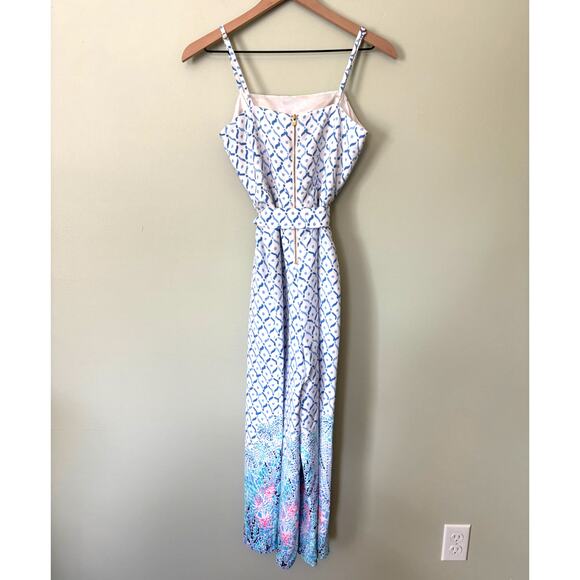 Lilly Pulitzer Tiki Wrap Romper Pants Jumpsuit Cropped - Picture 6 of 12